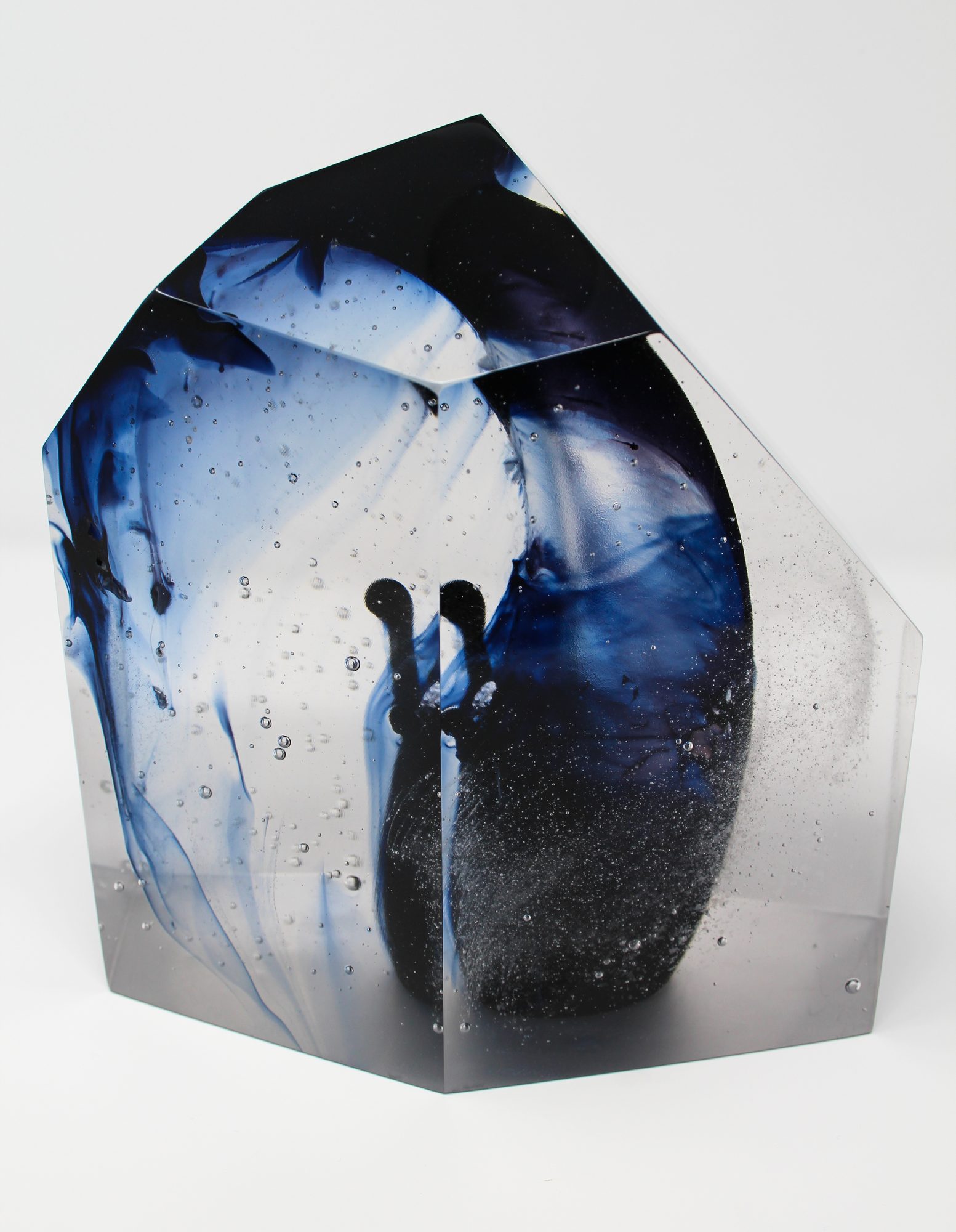 Hotshop — detail of the cast glass surface